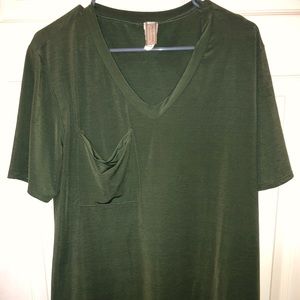 V-neck blouse